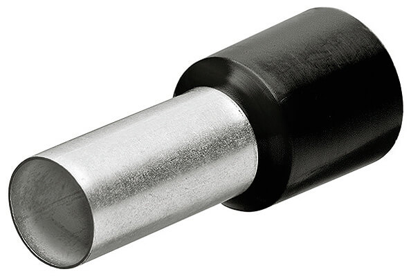 Гильзы контакт. с пластиковым изолятором, черн., 1.50 кв. мм (AWG 15), 200 шт, L-14 мм KNIPEX KN-9799333