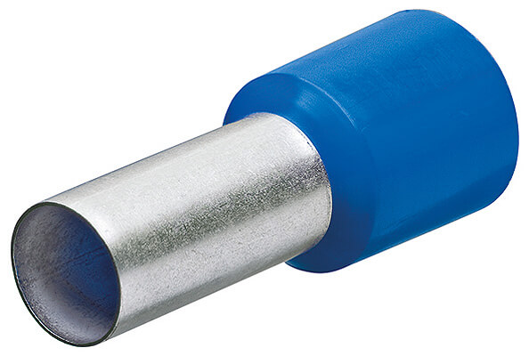 Гильзы контакт. с пластиковым изолятором, синие, 2.50 кв. мм (AWG 13), 200 шт, L-14 мм KNIPEX KN-9799334