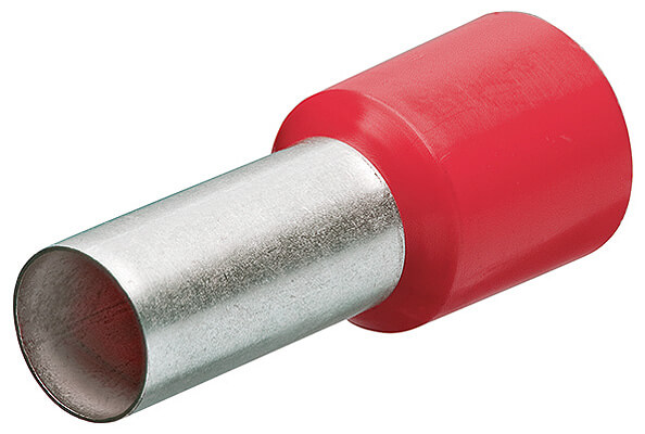 Гильзы контакт. с пластиковым изолятором, красные, 1.00 кв. мм (AWG 17), 200 шт, L-14 мм KNIPEX KN-9799332