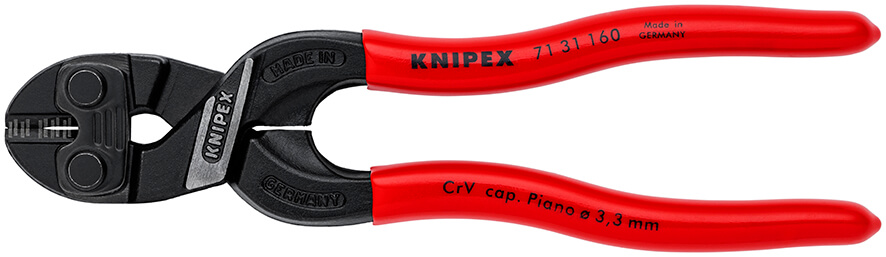 KNIPEX CoBolt® S болторез компактный c выемкой, L-160 мм KN-7131160