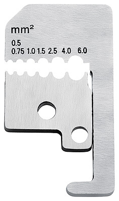 Ножи запасные для стриппера KN-1221180, 1 пара KNIPEX (KN-1229180)