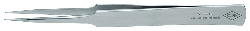 Пинцет захватный прециз., особо тонкие губки американской формы, L-135 мм, CrNi нержавеющая сталь, антимагнитный, кислотостойкий KNIPEX KN-922213