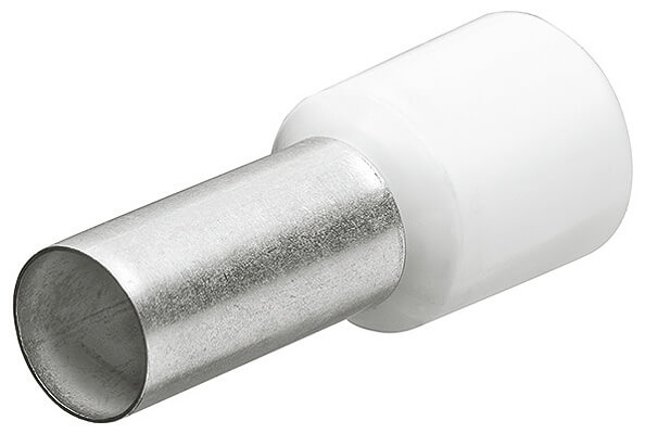 Гильзы контакт. с пластиковым изолятором, белые, 0.50 кв. мм (AWG 20), 200 шт, L-14 мм KNIPEX KN-9799330
