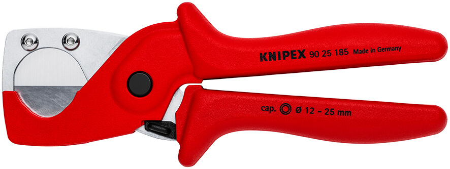 Труборез-ножницы для композитных металлопластиковых и пластиковых труб, ∅ 12 - 25 мм, L-185 мм KNIPEX KN-9025185