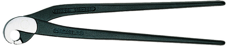 Клещи для пробивания кафельной плитки, губки в форме клюва попугая, L-200 мм, чёрн. KNIPEX KN-9100200