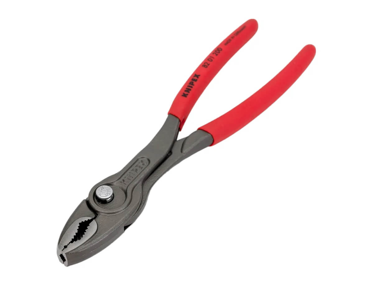 Клещи захватные KNIPEX TwinGrip 200 мм, черненые, держатель-еврослот (KN-8201200)