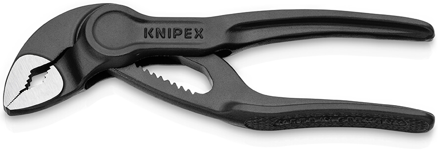 KNIPEX COBRA® XS Клещи переставные сантехнические с фиксатором, L-100 мм KN-8700100