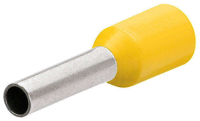 Гильзы контакт. с пластиковым изолятором, желтые, 25.00 кв. мм (AWG 3), 50 шт, L-32 мм KNIPEX KN-9799359