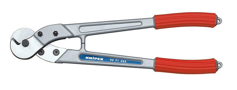 Кабелерез для медных стальных проводов 445 мм до 10 мм KNIPEX KN-9571445