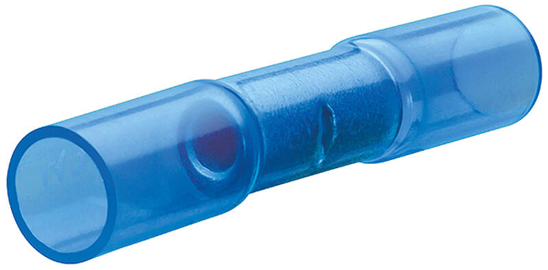 Соединители встык с термоусадочной изоляцией, синие, 1.50 - 2.50 кв. мм (AWG 15-13), 100 шт KNIPEX KN-9799251