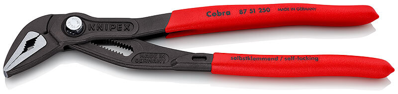 KNIPEX COBRA® ES клещи переставные с фиксатором, особо тонкие, 32 мм (1 1/4