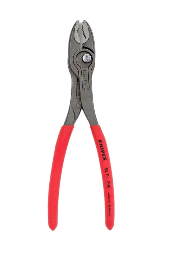 Клещи захватные KNIPEX TwinGrip 200 мм, черненые, держатель-еврослот (KN-8201200)